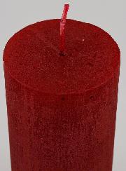 Candela Decorativa Moderna - Rosso Carminio