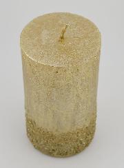 Candela Decorativa Effetto Pepite - Champagne