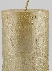 Candela Decorativa Effetto Pepite - Champagne