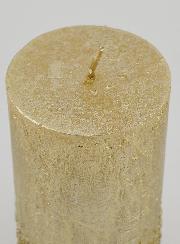 Candela Decorativa Effetto Pepite - Champagne