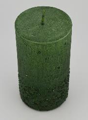 Candela Decorativa Effetto Pepite - Verde