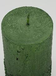 Candela di Natale Effetto Pepite - Verde