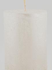 Candela Decorativa Effetto Pepite - Bianco Perlato