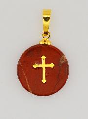 Medaglia con Croce - Rosso