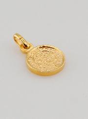 Medaglia di San Benedetto in Oro Placcato - 10 mm