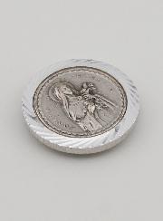 Placca Auto Magnetica di Santa Teresa - 3,5cm