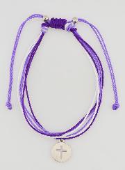 Bracciale con Croce - Viola