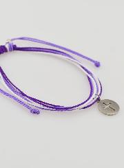 Bracciale con Croce - Viola