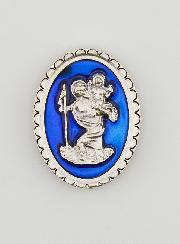 Placca Magnet Adesiva di San Cristoforo - 4cm
