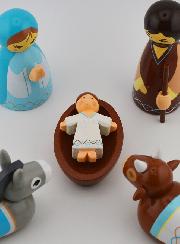Presepe di Natale 5 Personaggi - Maria Blu