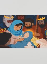 Cartolina Religiosa Natività - 10x15