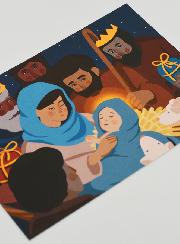 Cartolina Religiosa Natività - 10x15
