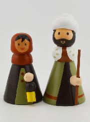 Presepe Natalizio - Coppia di Pastori
