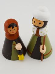 Presepe Natalizio - Coppia di Pastori
