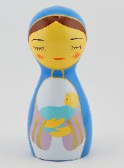 Statuina Madonna con Bambino - 10 cm
