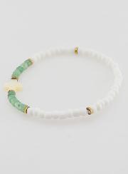 Bracciale Religioso in Pietra e Madreperla - Verde