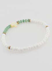 Bracciale Religioso in Pietra e Madreperla - Verde