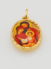 Medaglia Con Bordo 25 mm - Sacra Famiglia