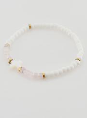 Bracciale Religioso in Pietra e Madreperla - Rosa Pallido