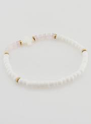 Bracciale Religioso in Pietra e Madreperla - Rosa Pallido