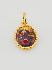 Medaglia Con Bordo 15 mm - Madonna che Sciogle i Nodi