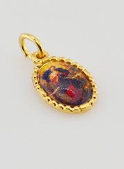 Medaglia Con Bordo 15 mm - Madonna che Sciogle i Nodi