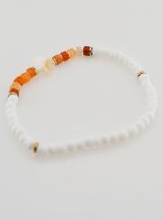 Bracciale Religioso in Pietra e Madreperla - Marrone