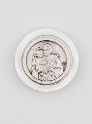 Placca Auto Magnetica di San Giuseppe - 3,5cm