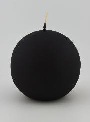 Candela di Decorazione Sfera 8cm - Nero Opaco
