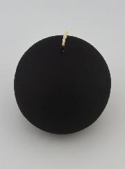 Candela di Decorazione Sfera 8cm - Nero Opaco