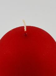 Candela di Décorazione Sfera 8cm - Rosso Opaco