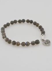 Bracciale in Pietra Naturale - Labradorite e Albero della Vita