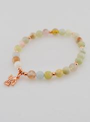 Bracciale Religioso - Angelo Custode e Morganite