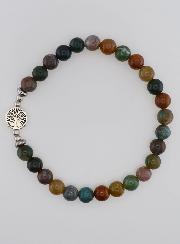 Bracciale in Agata Indiana e Albero Della Vita