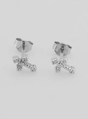 Orecchini Croce in Argento