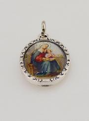 Medaglia Con Bordo 25 mm - Sant'Anna