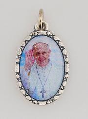 Medaglia Bordo Intrecciato 25 mm - Papa Francesco