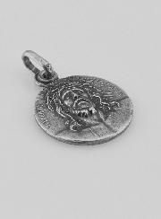 Medaglia Santo Volto di Cristo in Argento - 17 mm