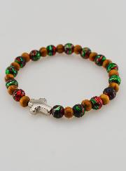 Bracciale Bambino con Croce - Nero
