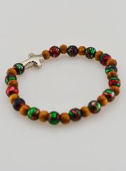 Bracciale Bambino con Croce - Nero
