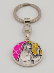 Portachiavi Smaltato Santa Rita