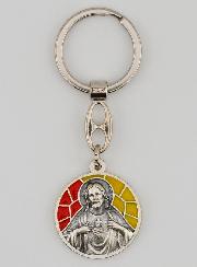 Portachiavi Smaltato Sacro Cuore di Gesù