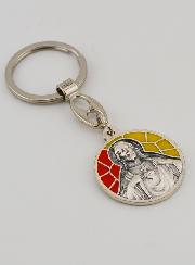 Portachiavi Smaltato Sacro Cuore di Gesù