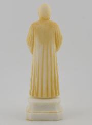 Statua San Charbel in Alabastro Dipinto - 12cm