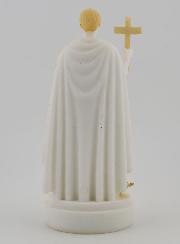 Statua Sant'Espedito in Alabastro Dipinto - 12cm