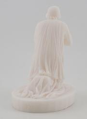 Statua del Santo Curato d'Ars in Alabastro - 12cm