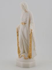 Statua Madonna Miracolosa Raggi Dorati - 17 cm