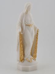 Statua Madonna Miracolosa Raggi Dorati - 17 cm
