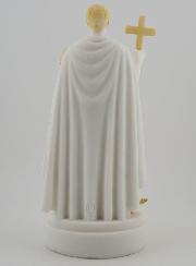 Statua Sant'Espedito in Alabastro Dipinto - 19cm