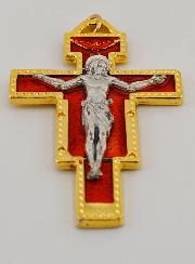 Croce di San Damiano - Rossa